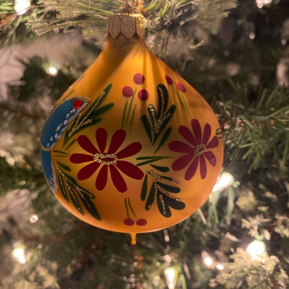 Pier 1 Imports Hand Blown Butterfly Christmas Ornament - Picture 9 of 9